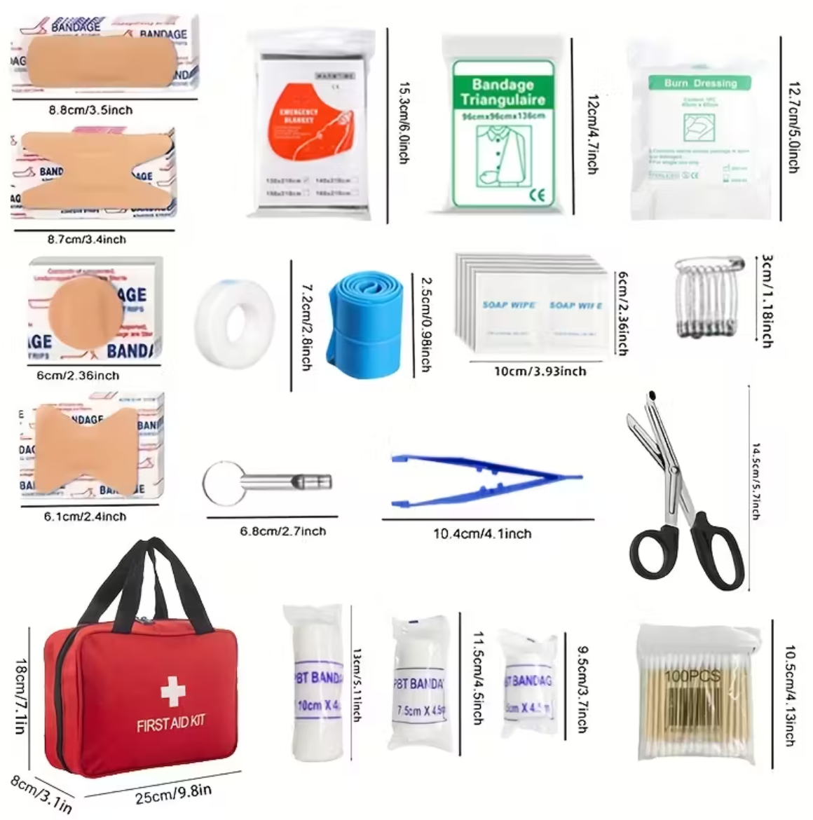 Kit de Primeiros Socorros Básico