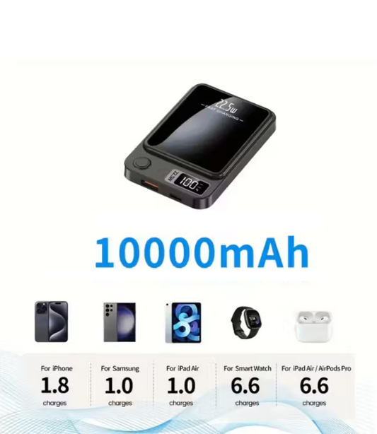 Power Bank Magnético 10 000 mAh