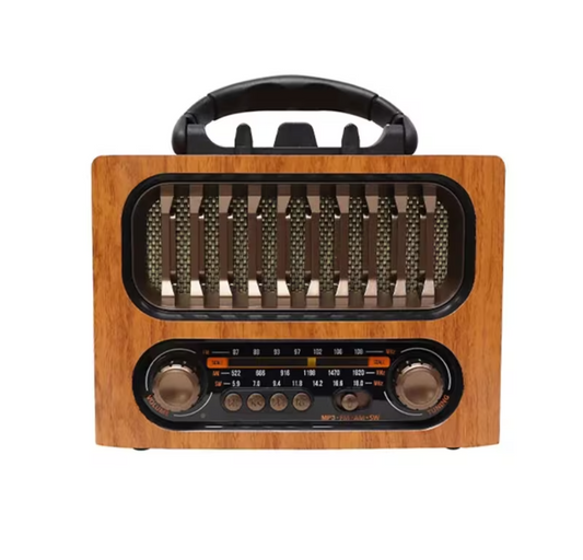 Rádio Retro Almalux® – Design Vintage com Bluetooth, FM/AM
