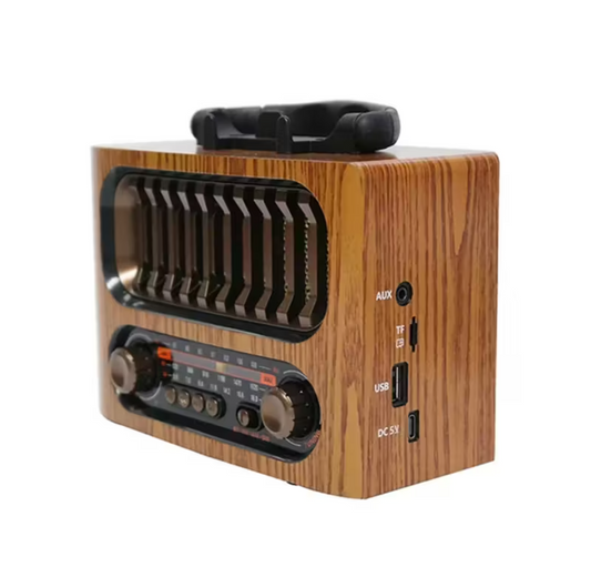 Rádio Retro Almalux® – Design Vintage com Bluetooth, FM/AM