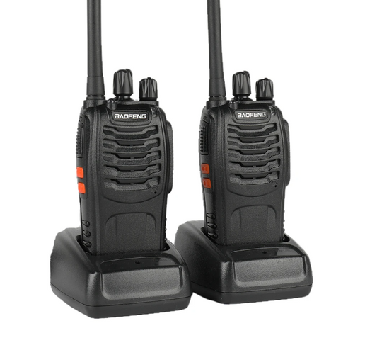 Baofeng 88E - Conjunto de 2 Walkie Talkies - Alcance até 5 km