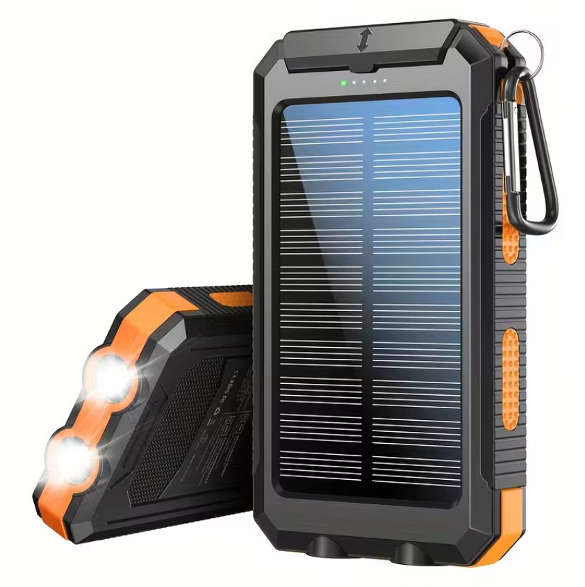 Power Bank 10 000 mAh – com LED Multifuncional e Bússola