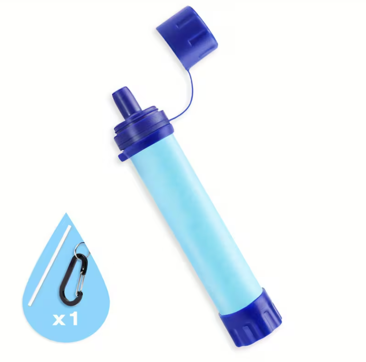 Purificador de Água Portátil - até 1500 L de água purificada