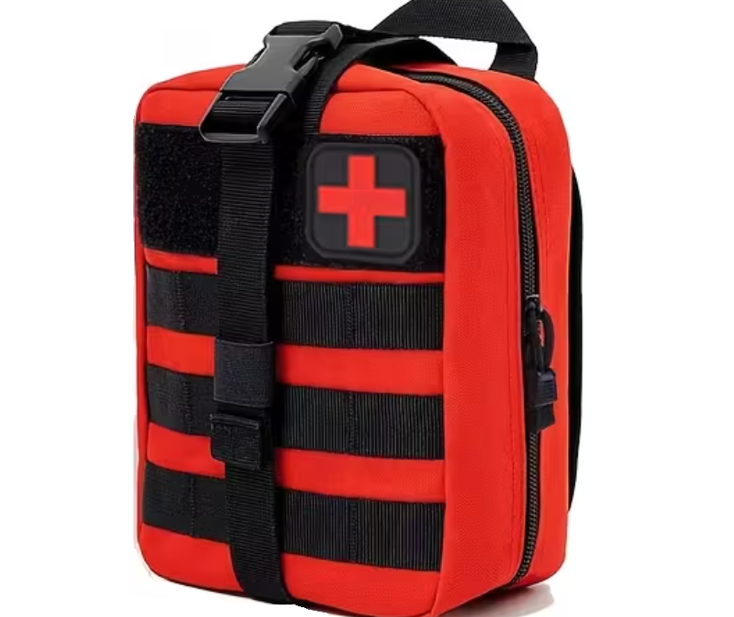 Kit de Primeiros Socorros Completo – Bolsa Tática de Emergência
